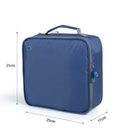 Freezable Large Square Bento Bag -Navy Blue