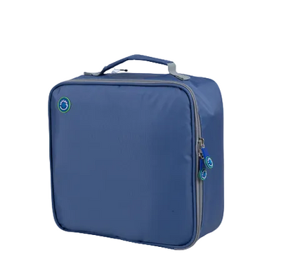 Freezable Large Square Bento Bag -Navy Blue