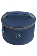 Freezable Round Bento Bag - Navy blue