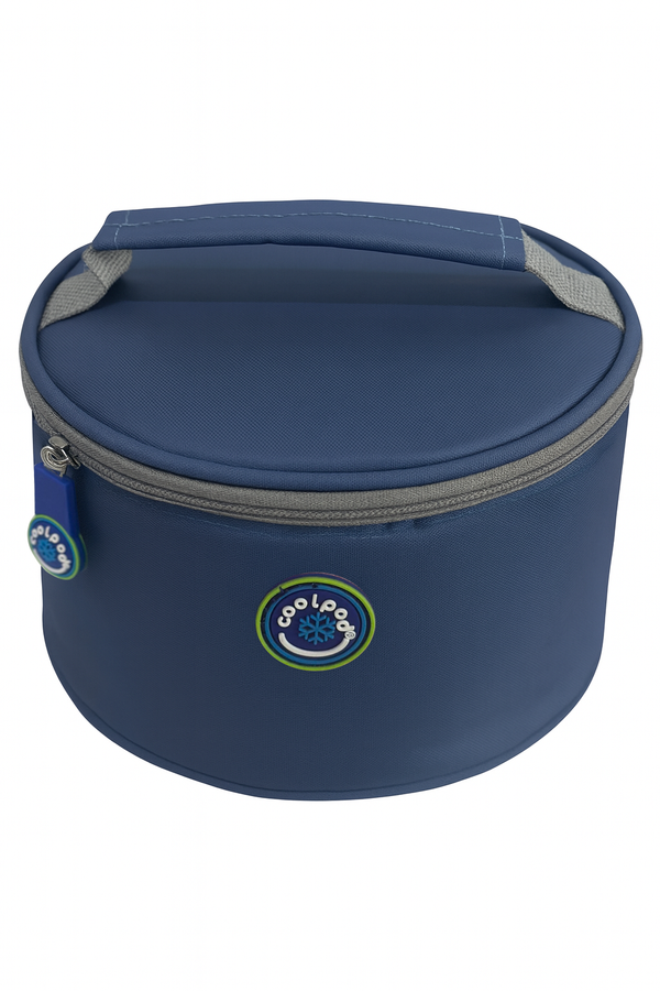 Freezable Round Bento Bag - Navy blue
