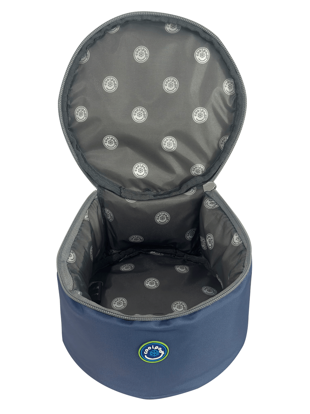 Freezable Round Bento Bag - Navy blue
