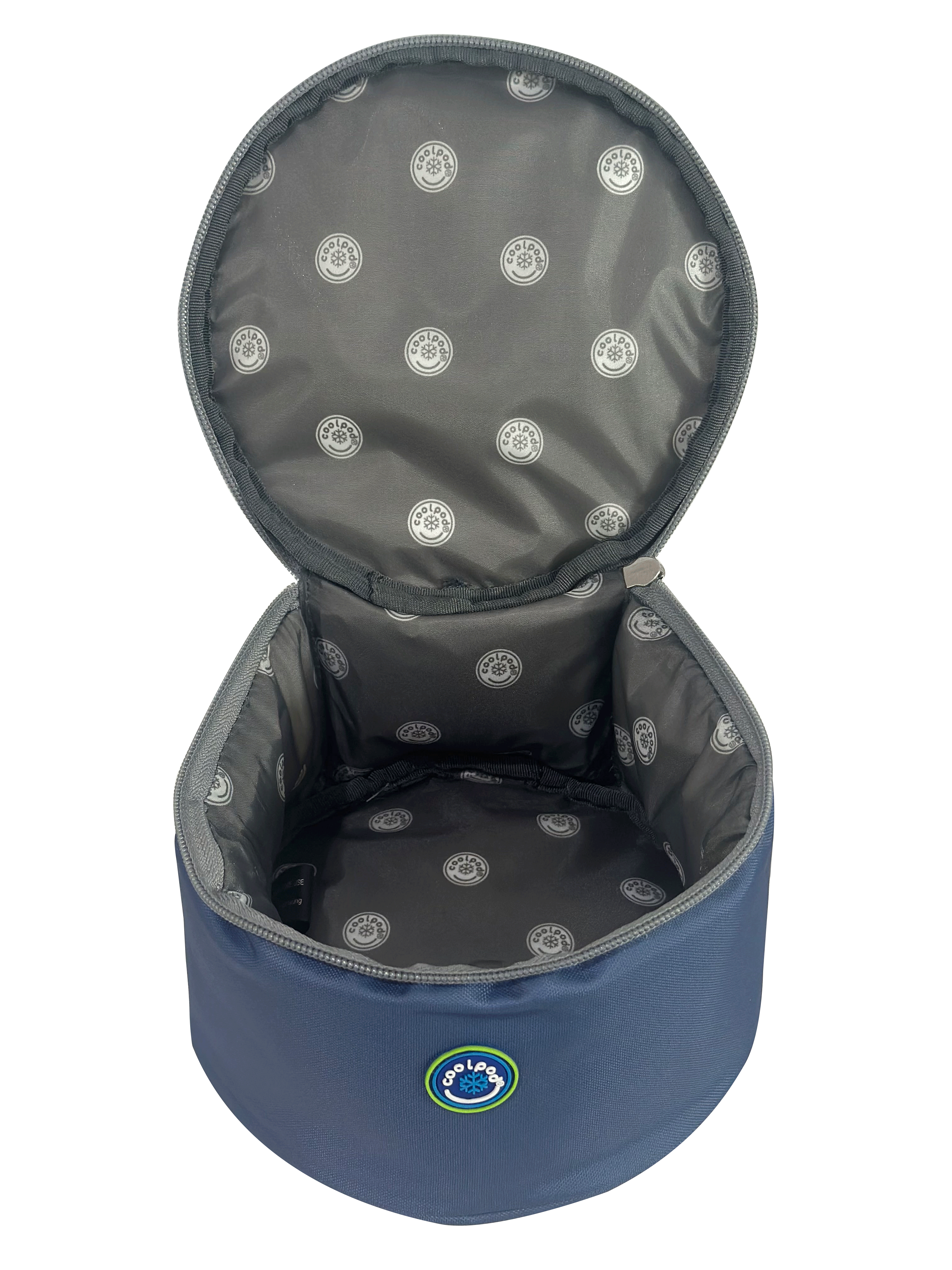 Freezable Round Bento Bag - Navy blue