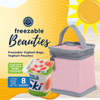 Freezable Yoghurt Bag - Salmon