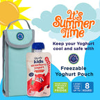 Freezable Yoghurt Squeeze Pouch - Sage